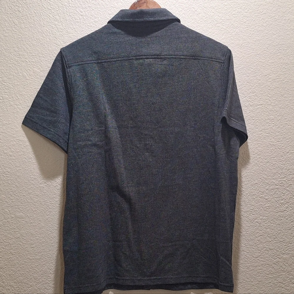 NWOT Buffalo David Bitton Men's Black and Gray Button Down Shirt - Picture 2 of 3